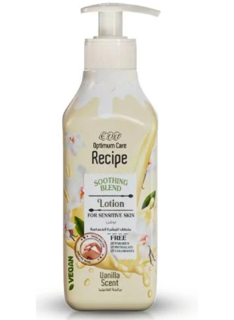 eva lotion forsensitive skin vanilla scent 370ml